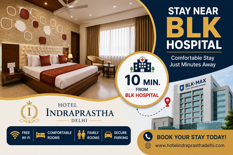 Budget Hotel Near BLK Hospital Delhi